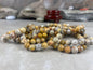 Natural Gemstone Bead Bracelet, Unisex Healing Crystal Jewelry
