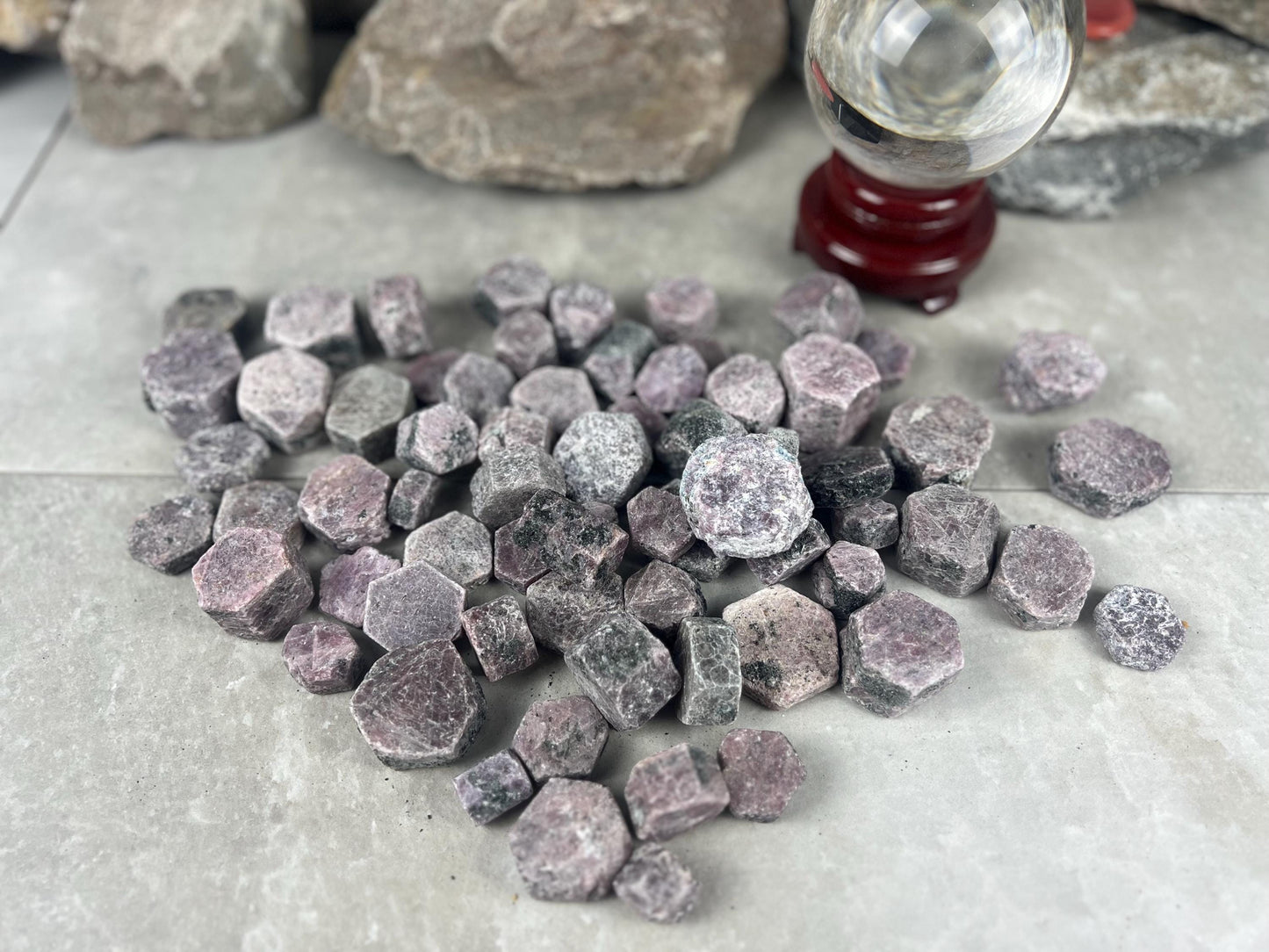 Tanzanian Pink Corundum Sapphire Raw Rough Palm Stone: Carved Crystal for Stress Relief