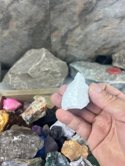 Mystery Crystal & Gemstone Bag: Agate, Jasper, Quartz