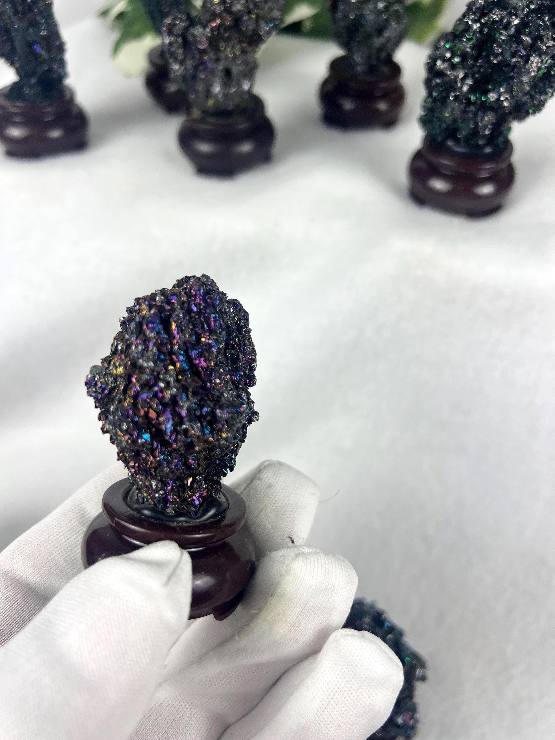 Base Mounted Berthierite Stone: Home Decor Display Home Decor Worry Pocket Stress Anxiety Palm Stone