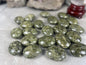 Polished Afghan Green Scapolite Palm Stone: Anxiety Worry Meditation Decor Birthday Gift Home Decor Worry Pocket Stress Anxiety Palm Stone