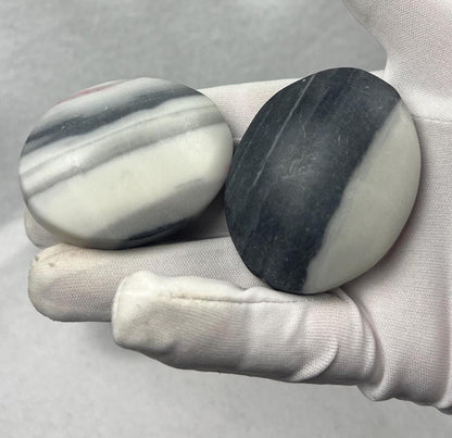 Taiji Jade Palm Stone: Polished Worry Stone, Home Decor Home Decor Worry Pocket Stress Anxiety Palm Stone