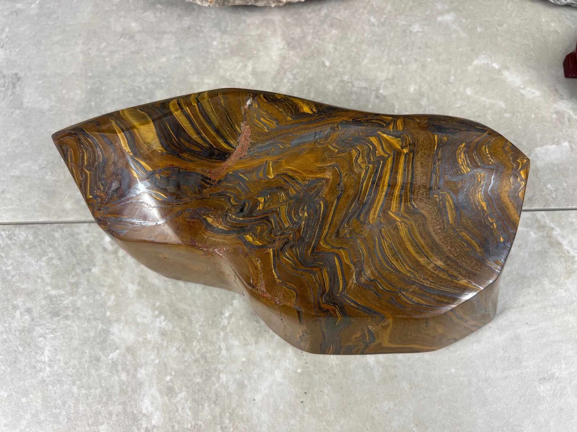 Rare Soecimen Tiger Natural Crystal Home Decor Raw Cluster Holiday Decor Thanksgiving Table