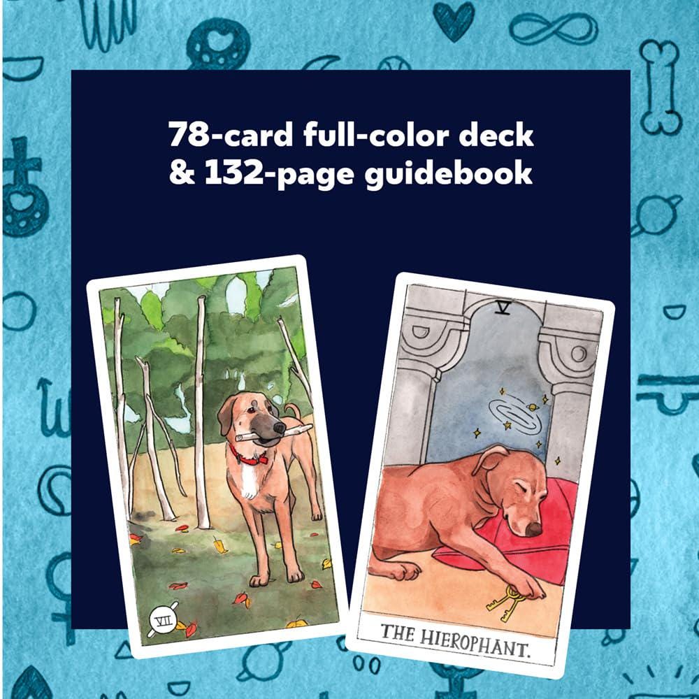 Dog Tarot Deck 78 Cards Fully Licensed and Original Inclusive Tarot Deck Guidebook Home Decor Gift