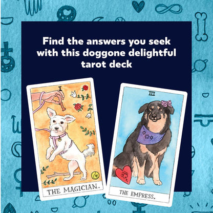Dog Tarot Deck 78 Cards Fully Licensed and Original Inclusive Tarot Deck Guidebook Home Decor Gift