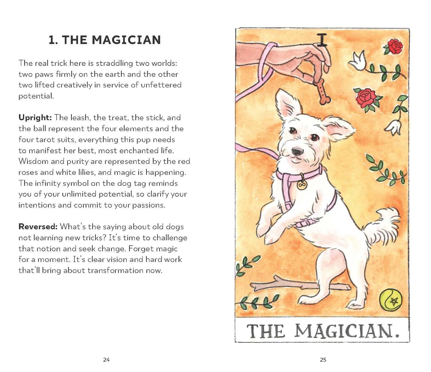 Dog Tarot Deck 78 Cards Fully Licensed and Original Inclusive Tarot Deck Guidebook Home Decor Gift