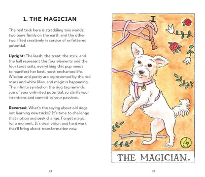 Dog Tarot Deck 78 Cards Fully Licensed and Original Inclusive Tarot Deck Guidebook Home Decor Gift