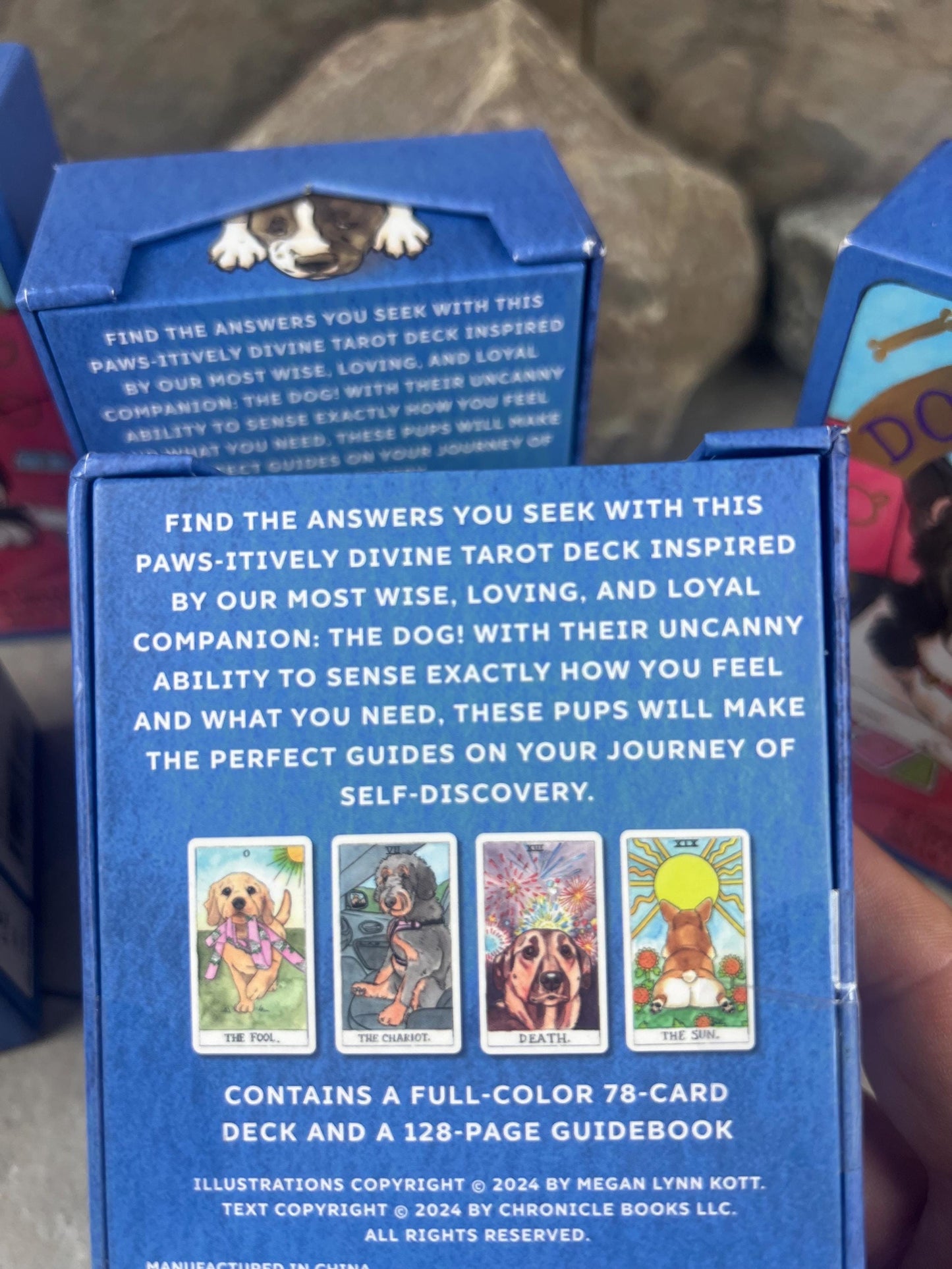 Dog Tarot Deck 78 Cards Fully Licensed and Original Inclusive Tarot Deck Guidebook Home Decor Gift