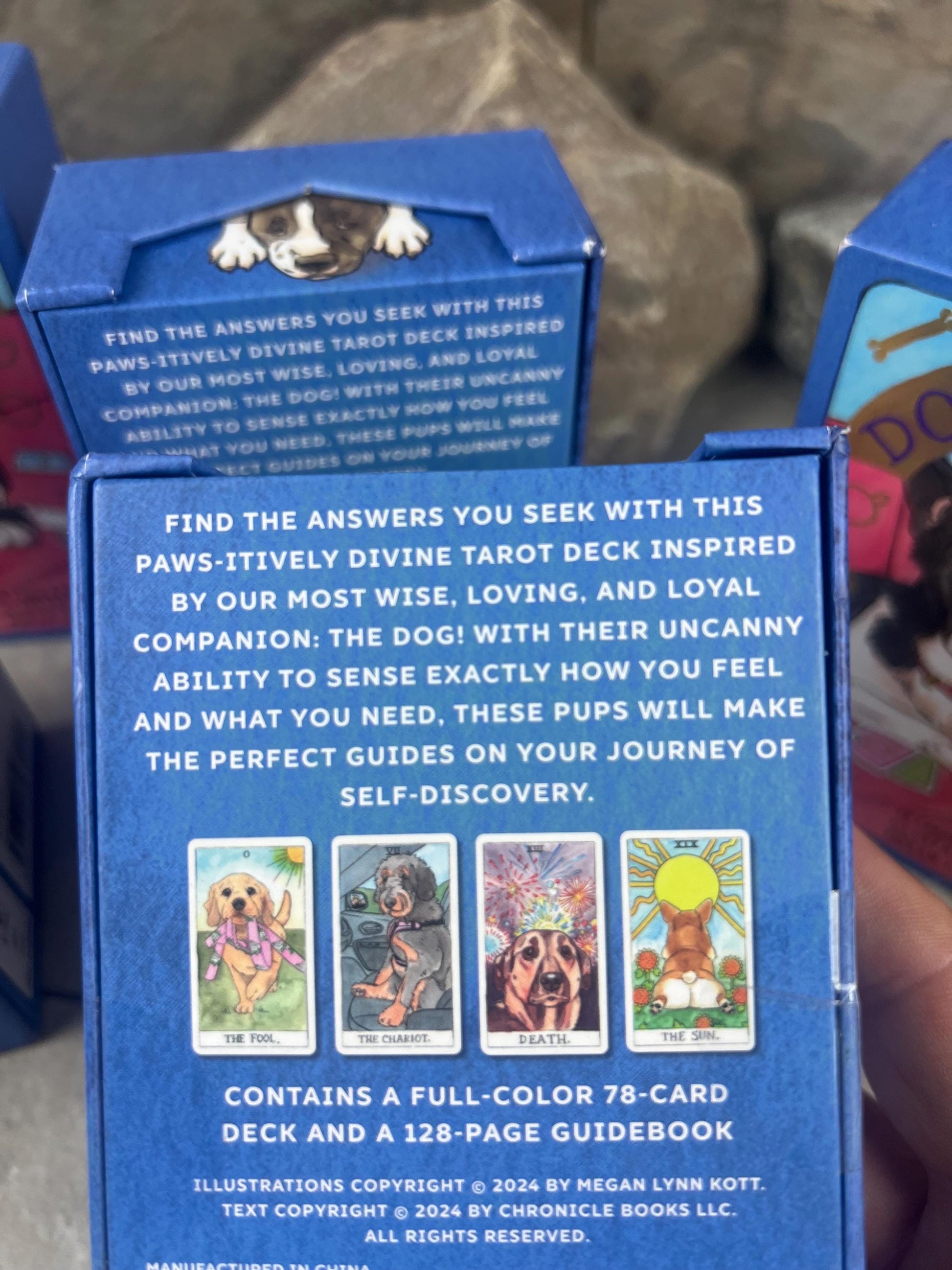 Dog Tarot Deck 78 Cards Fully Licensed and Original Inclusive Tarot Deck Guidebook Home Decor Gift
