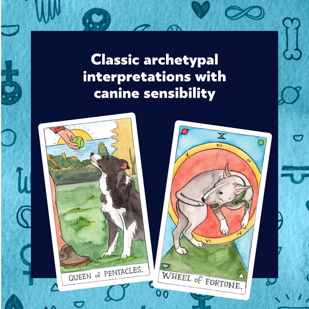 Dog Tarot Deck 78 Cards Fully Licensed and Original Inclusive Tarot Deck Guidebook Home Decor Gift