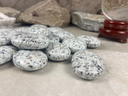 North Coast New Zealand Sesame Jasper Palm Natural Crystal Polished Worry Stone Home Decor Anxiety Pocket Distraction Meditation Christmas