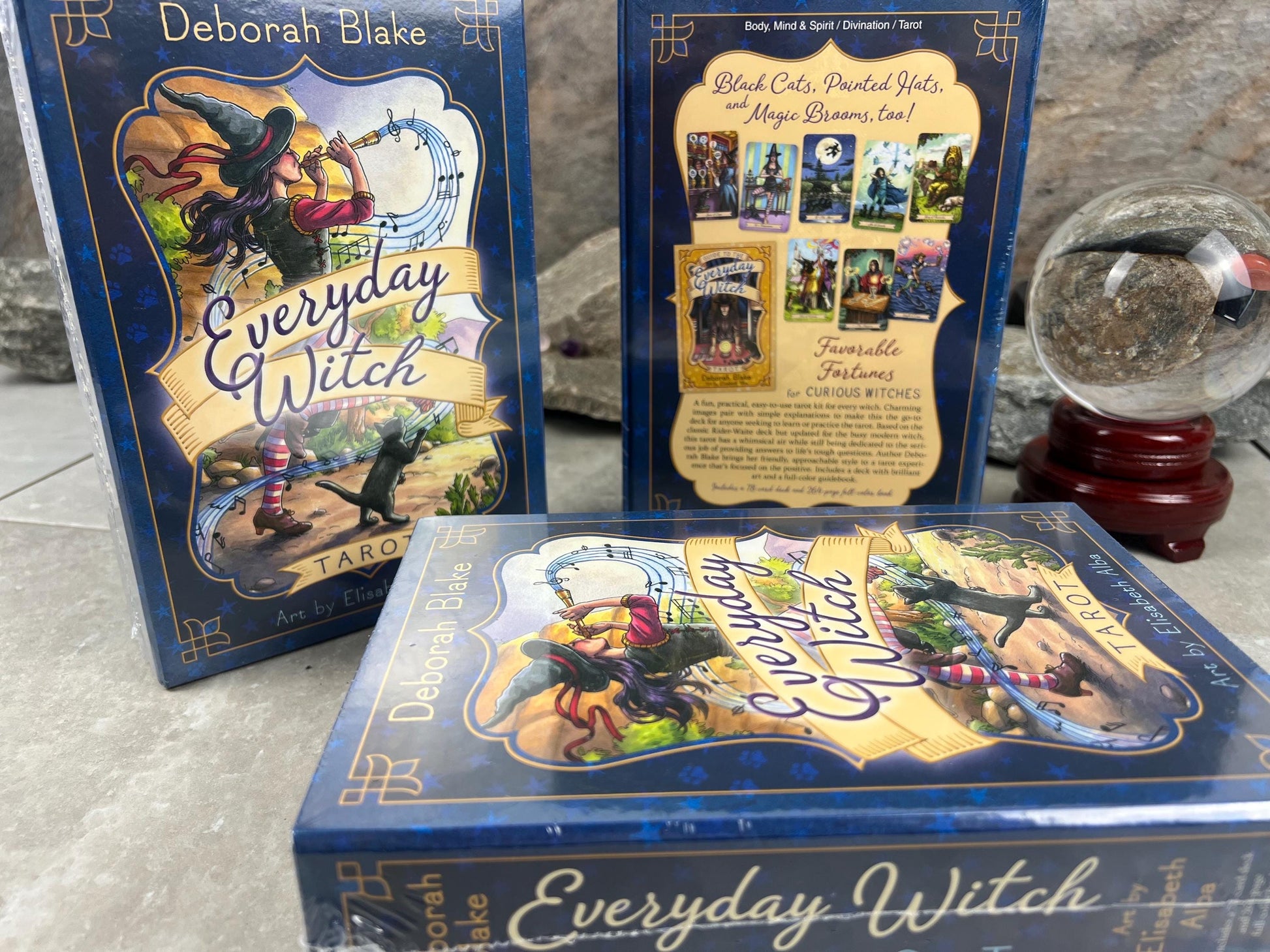 Everyday Witch Tarot Deck 78 Cards Fully Licensed and Original Inclusive Tarot Deck Guidebook Home Decor Gift