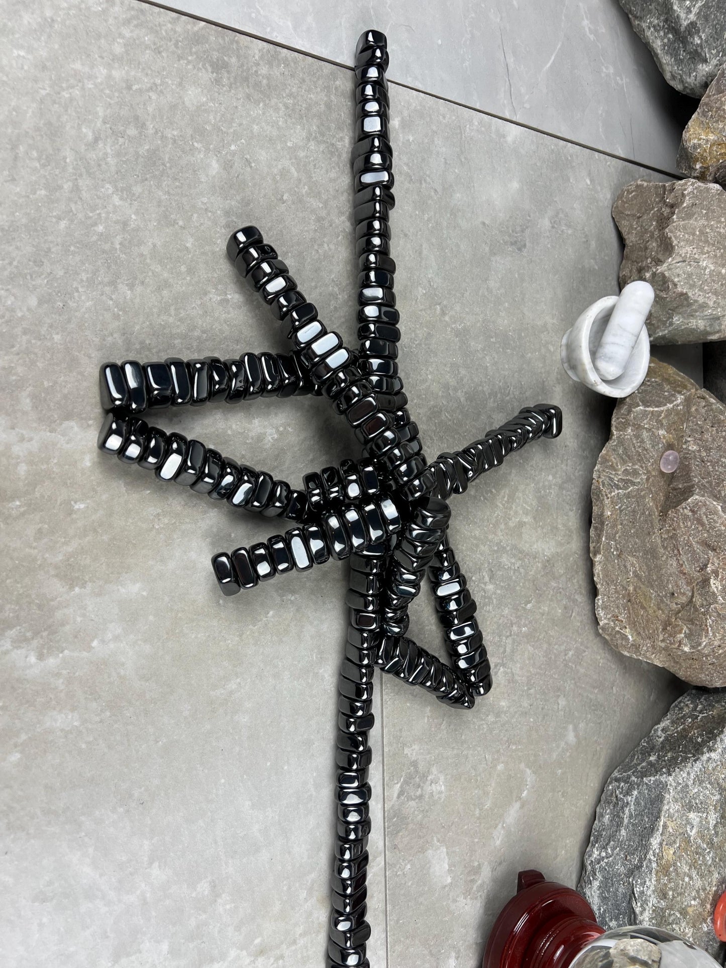 Magnetic Magnetite Tumble Stones Anxiety Worry Meditation Decor Home Decor Worry Pocket Stress Anxiety Palm Stone