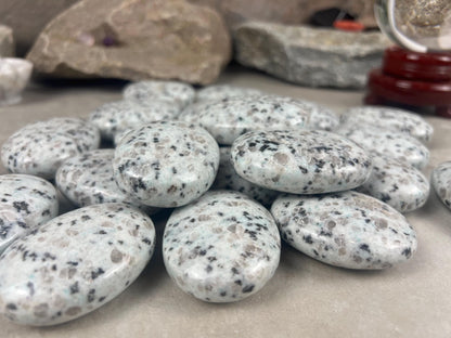 North Coast New Zealand Sesame Jasper Palm Natural Crystal Polished Worry Stone Home Decor Anxiety Pocket Distraction Meditation Christmas