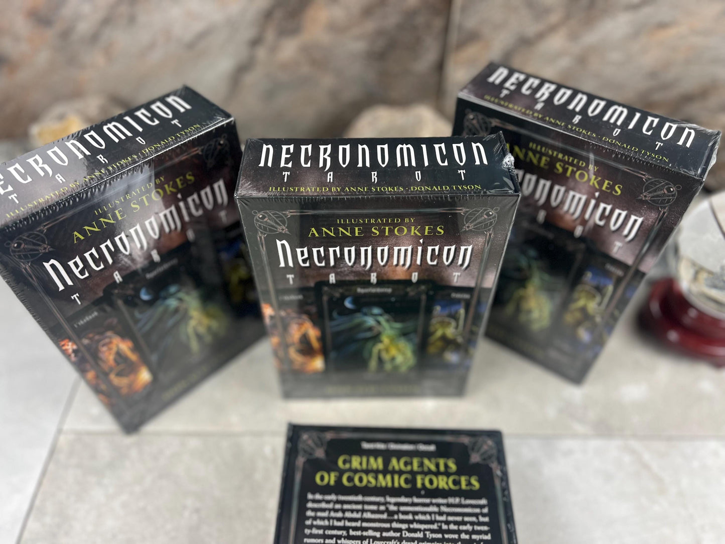 Anne Stokes Necronomicon Tarot Deck 78 Cards Fully Licensed and Original Inclusive Tarot Deck Guidebook Home Decor Gift