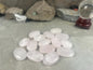 Mangano Calcite Palm Stone Polished Crystal for Meditation & Anxiety Relief Home Decor Worry Pocket Stress Anxiety Palm Stone