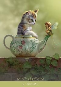 Cats Fantasy Oracle Vivid Imagery Cat Cards Fully Licensed and Original Inclusive Tarot Deck Guidebook Home Decor Gift