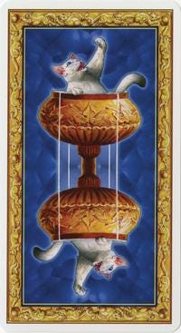 Tarot of the White Cats Card Deck 78 Cards Fully Licensed and Original Inclusive Tarot Deck Guidebook Home Decor Gift