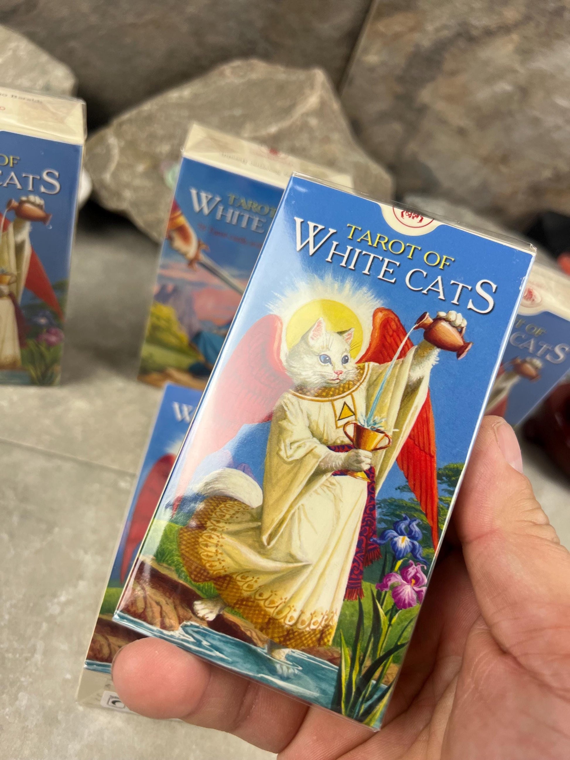 Tarot of the White Cats Card Deck 78 Cards Fully Licensed and Original Inclusive Tarot Deck Guidebook Home Decor Gift
