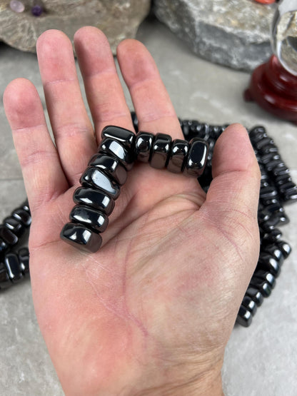 Magnetic Magnetite Tumble Stones Anxiety Worry Meditation Decor Home Decor Worry Pocket Stress Anxiety Palm Stone