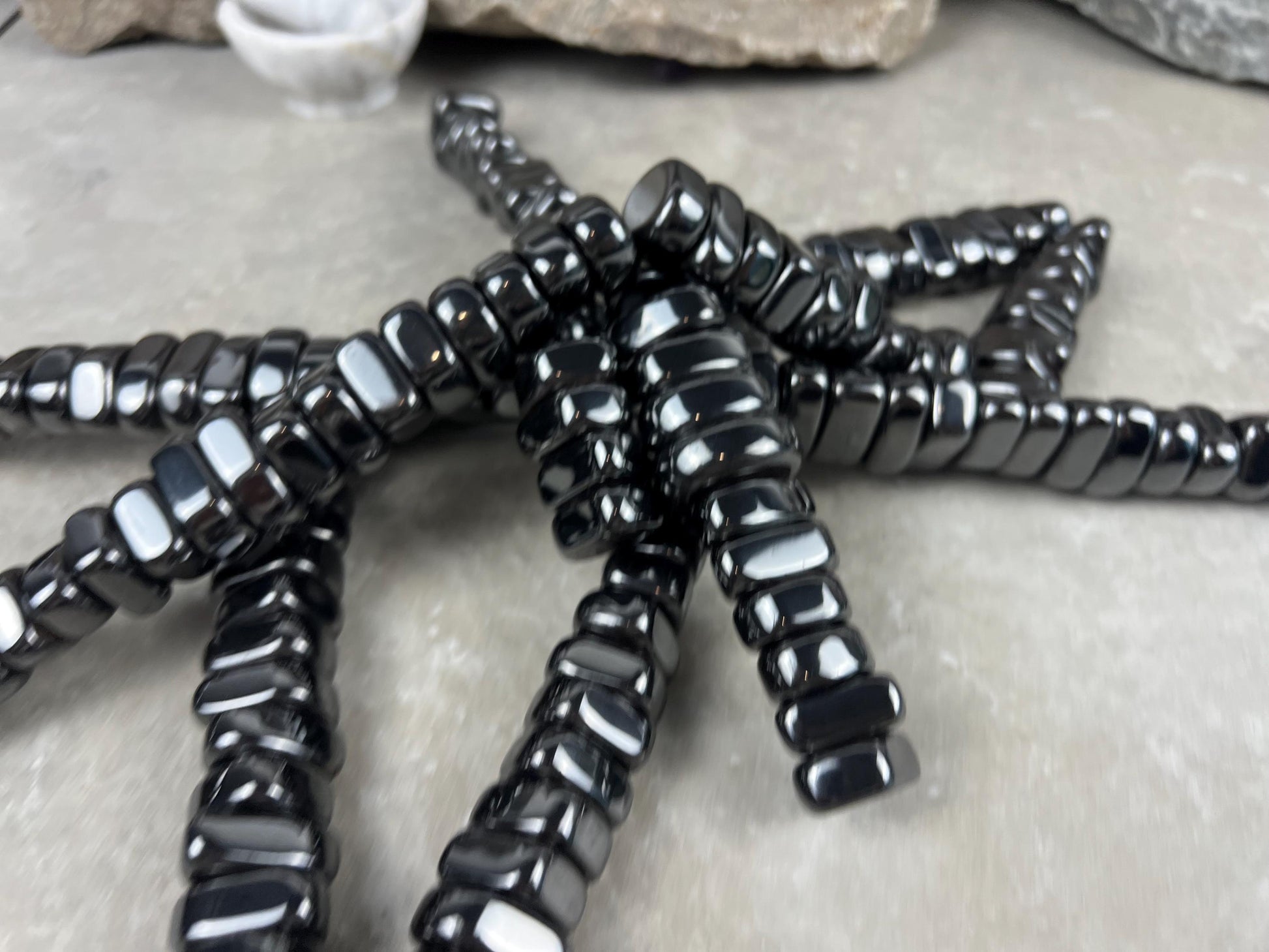 Magnetic Magnetite Tumble Stones Anxiety Worry Meditation Decor Home Decor Worry Pocket Stress Anxiety Palm Stone