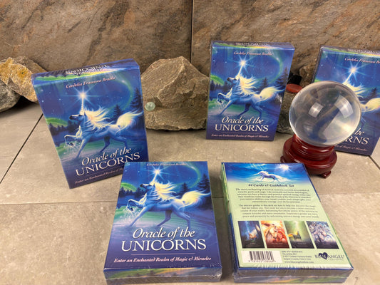 Oracle of the Unicorns 44 Cards Fully Licensed and Original Inclusive Tarot Deck 84-page Guidebook Home Decor Gift
