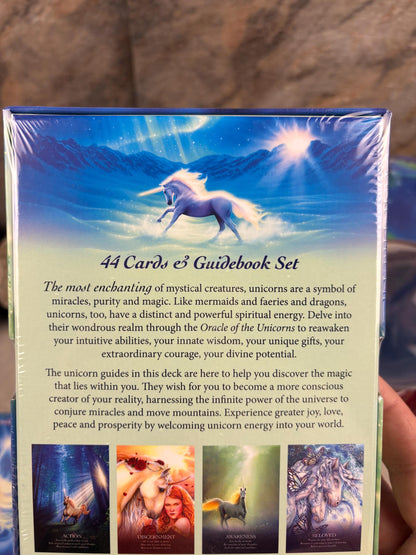 Oracle of the Unicorns 44 Cards Fully Licensed and Original Inclusive Tarot Deck 84-page Guidebook Home Decor Gift