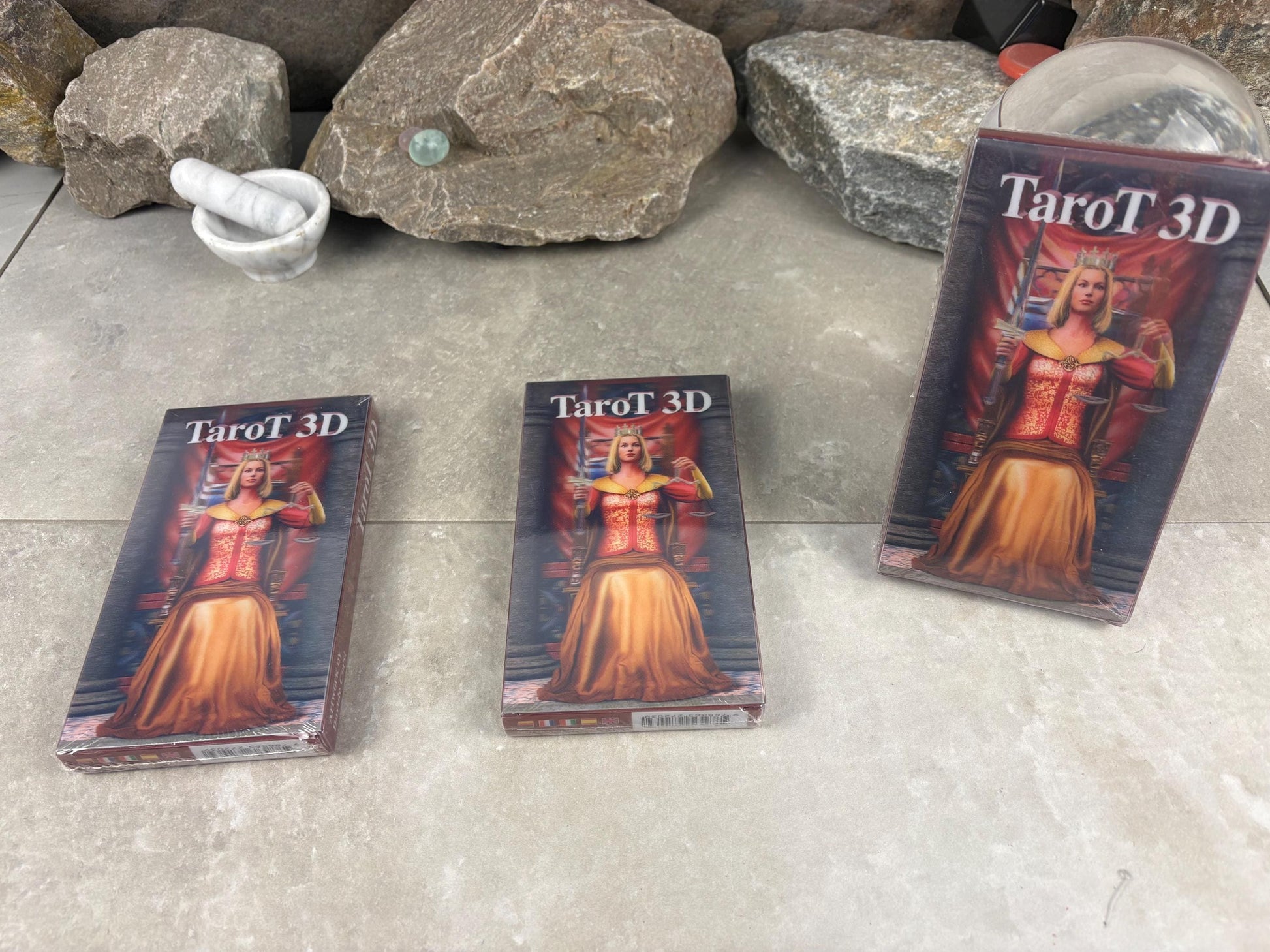 3D Tarot Deck All 22 Major Arcana Cards Fully Licensed and Original Inclusive Tarot Deck Cards Guidebook Home Decor Gift