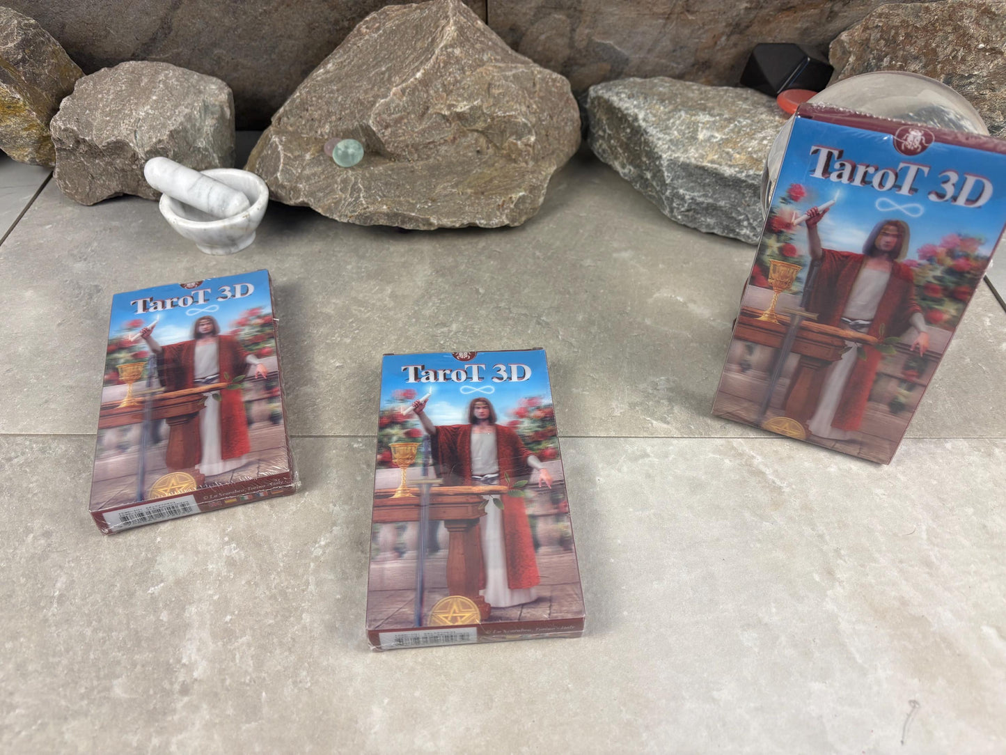 3D Tarot Deck All 22 Major Arcana Cards Fully Licensed and Original Inclusive Tarot Deck Cards Guidebook Home Decor Gift
