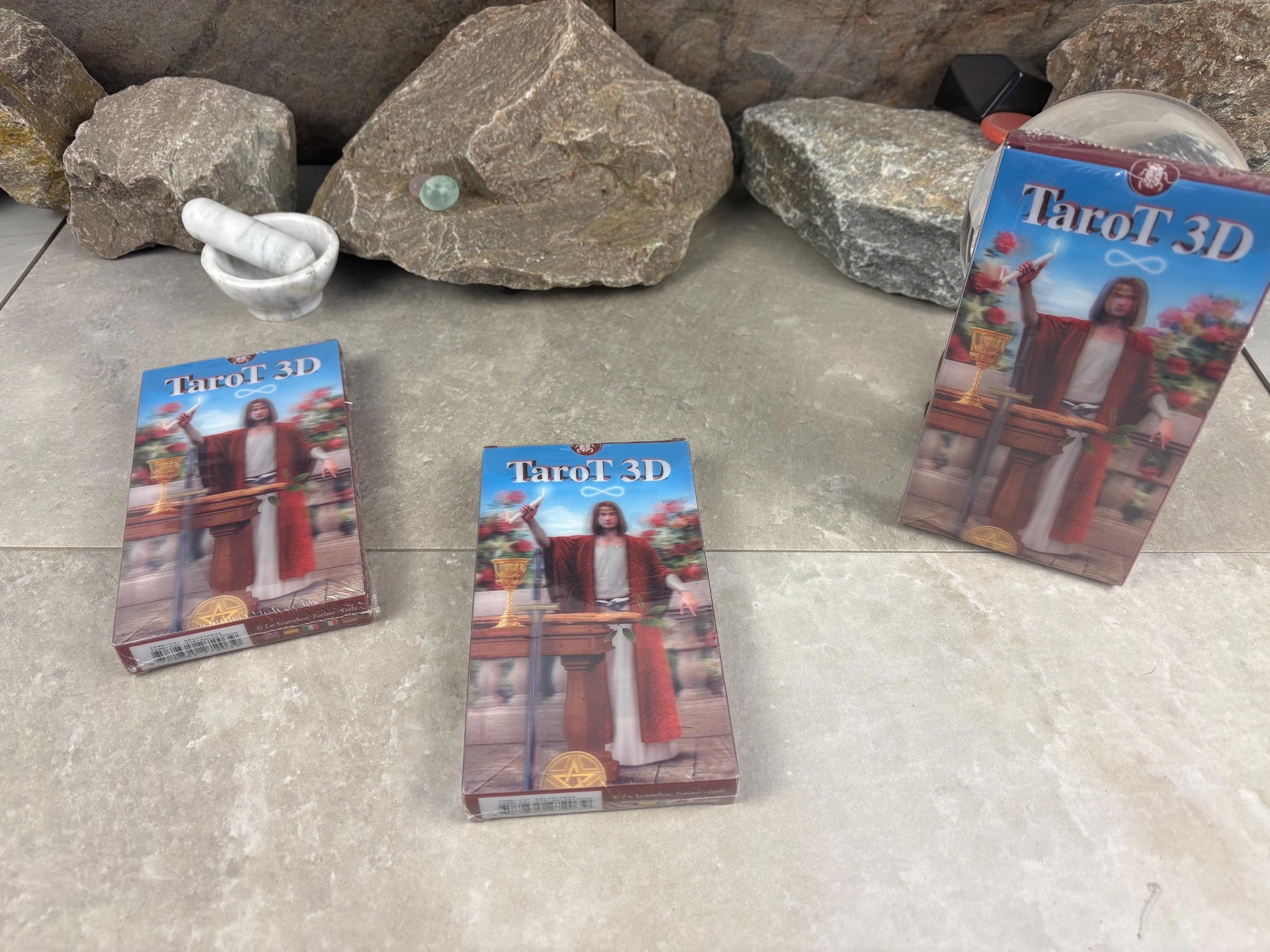 3D Tarot Deck All 22 Major Arcana Cards Fully Licensed and Original Inclusive Tarot Deck Cards Guidebook Home Decor Gift