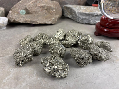 Iron Pyrite Crystal Cluster: Grade A Fools Gold, Home Decor