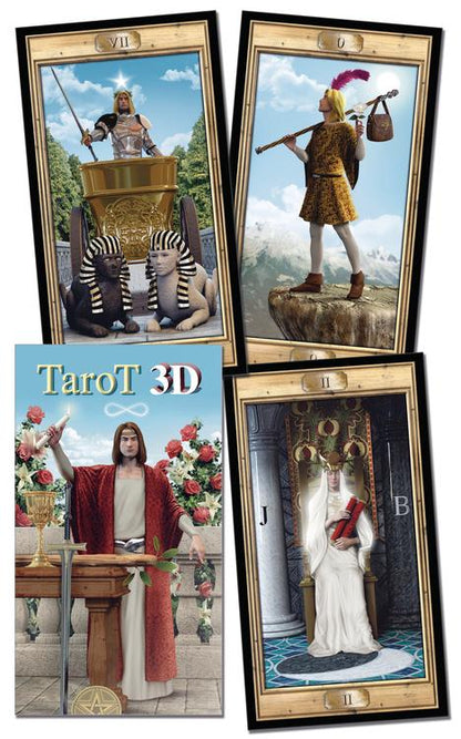 3D Tarot Deck All 22 Major Arcana Cards Fully Licensed and Original Inclusive Tarot Deck Cards Guidebook Home Decor Gift