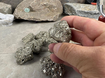 Iron Pyrite Crystal Cluster: Grade A Fools Gold, Home Decor