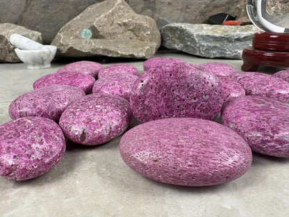 Large Rare Tasmanian Stitchtite Crystal Polished Carved Crystal for Meditation Home Decor Calming Pocket Anxiety Decorative Talisman