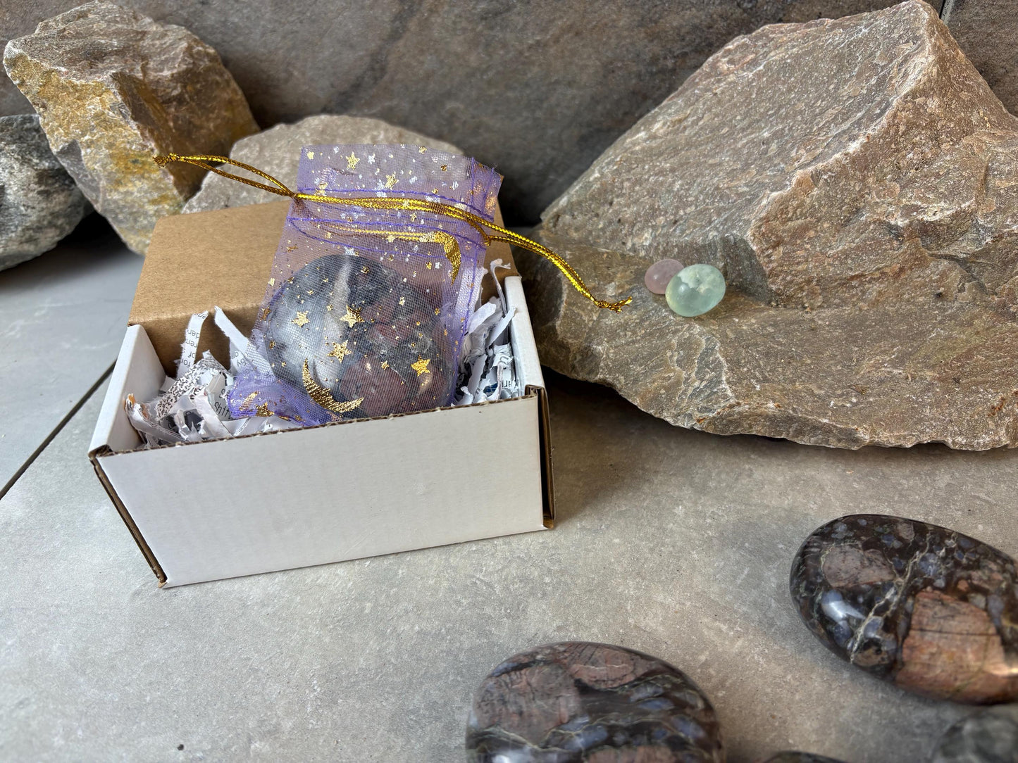 Texan Que Sera Palm Stone Polished Crystal for Stress Relief Home Decor Home Decor Anxiety Pocket Worry Natural Polished Gift Christmas Gift
