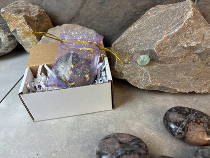 Texan Que Sera Palm Stone Polished Crystal for Stress Relief Home Decor Home Decor Anxiety Pocket Worry Natural Polished Gift Christmas Gift