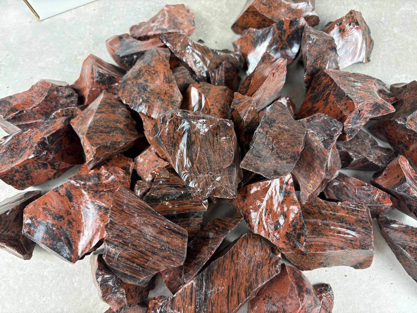 Valley of Mexico Raw Mahogany Obsidian Natural Untreated Crystal Arts Crafts Home Decor Meditation Anxiety Stress Gift Christmas Birthday