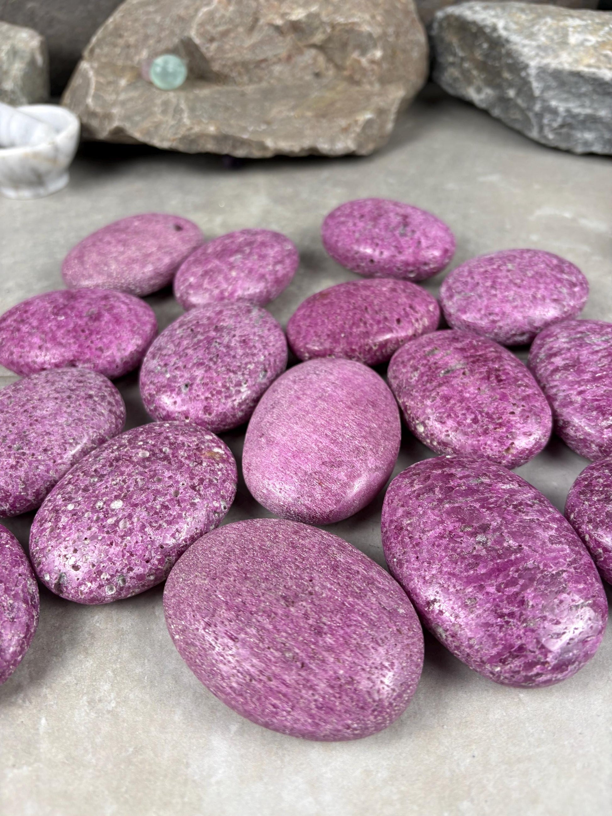 Large Rare Tasmanian Stitchtite Crystal Polished Carved Crystal for Meditation Home Decor Calming Pocket Anxiety Decorative Talisman