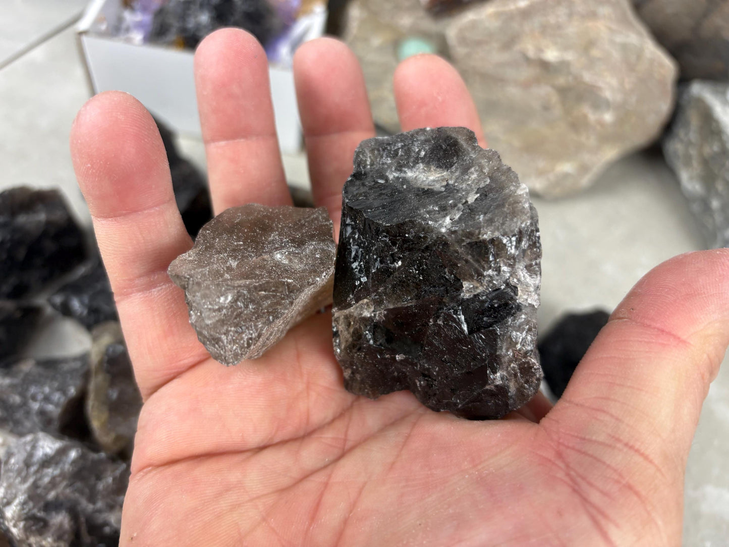 North Carolina Raw Smoky Quartz Crystal Arts Crafts Home Decor Worry Protection Grounding Gift Birthday Christmas Meditation Healing Gift