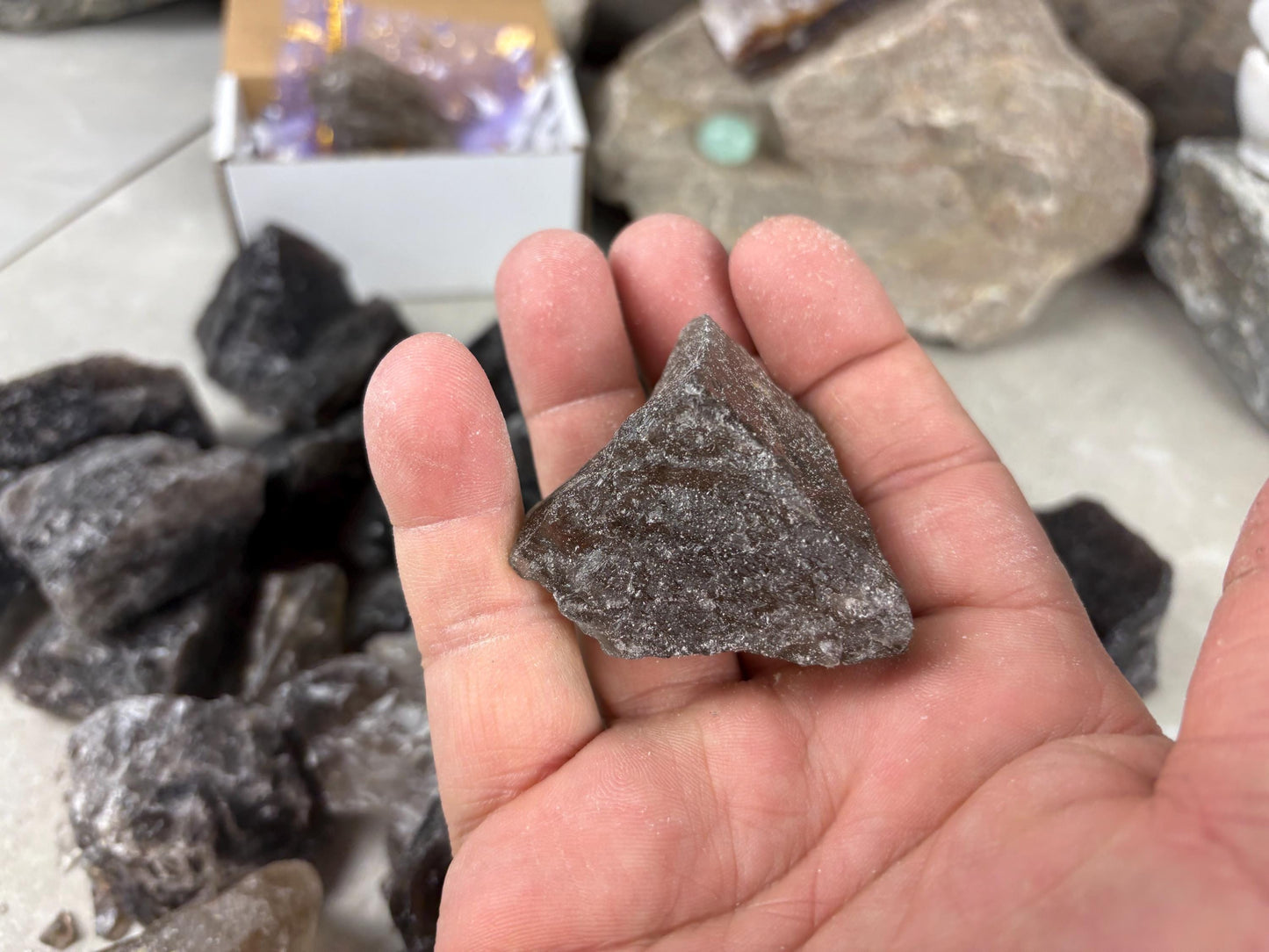 North Carolina Raw Smoky Quartz Crystal Arts Crafts Home Decor Worry Protection Grounding Gift Birthday Christmas Meditation Healing Gift