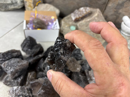 North Carolina Raw Smoky Quartz Crystal Arts Crafts Home Decor Worry Protection Grounding Gift Birthday Christmas Meditation Healing Gift