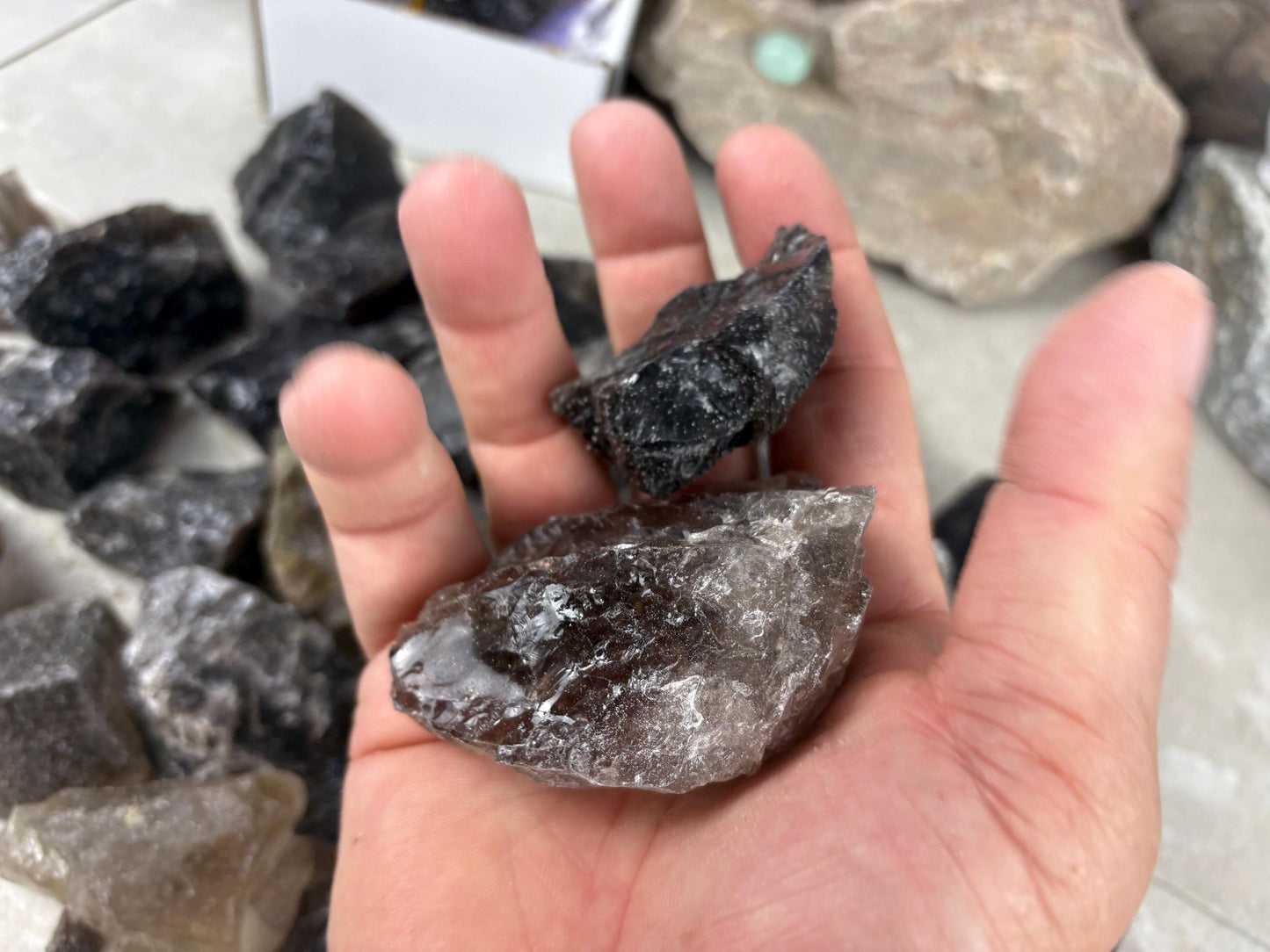 North Carolina Raw Smoky Quartz Crystal Arts Crafts Home Decor Worry Protection Grounding Gift Birthday Christmas Meditation Healing Gift