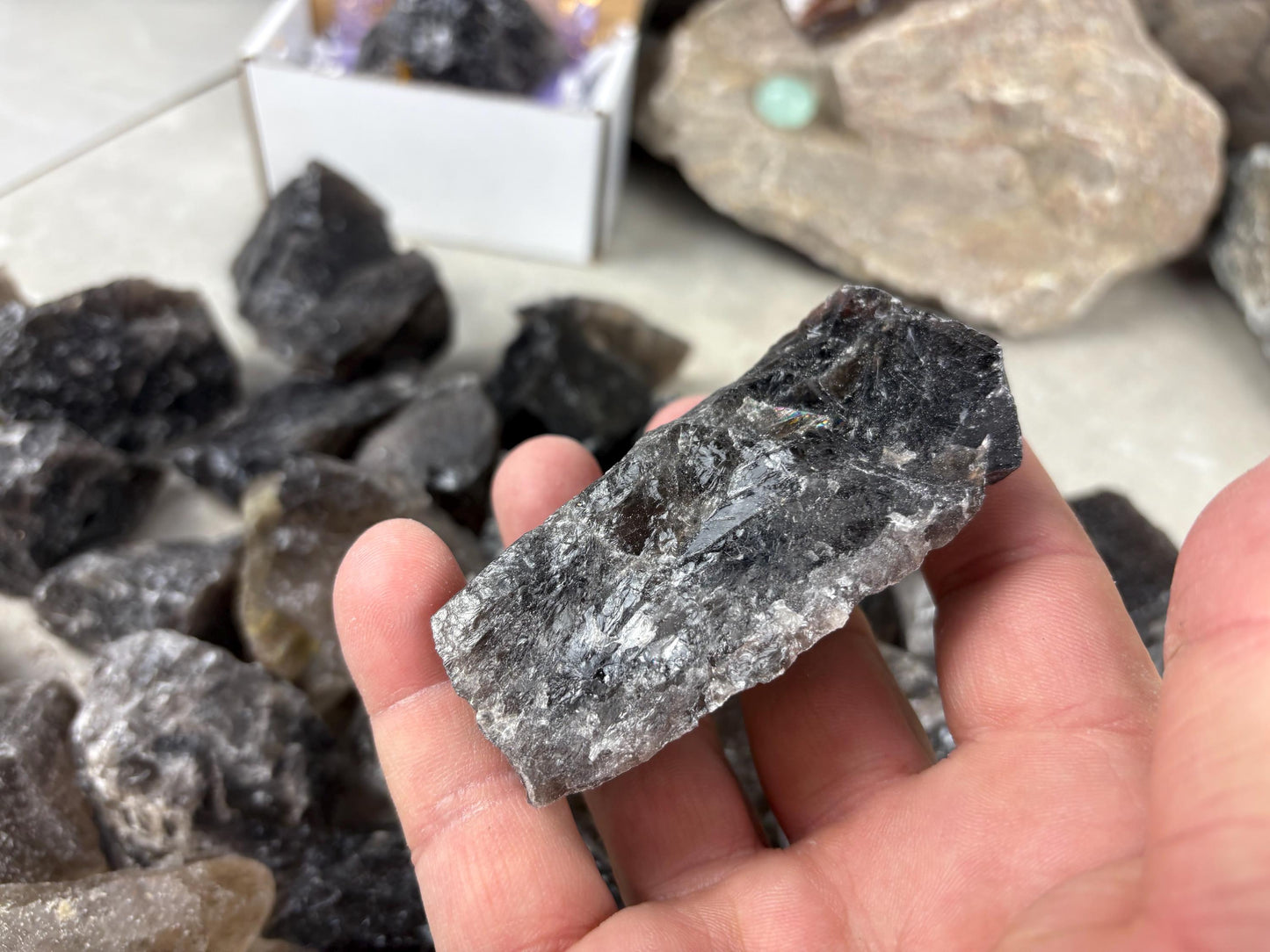 North Carolina Raw Smoky Quartz Crystal Arts Crafts Home Decor Worry Protection Grounding Gift Birthday Christmas Meditation Healing Gift