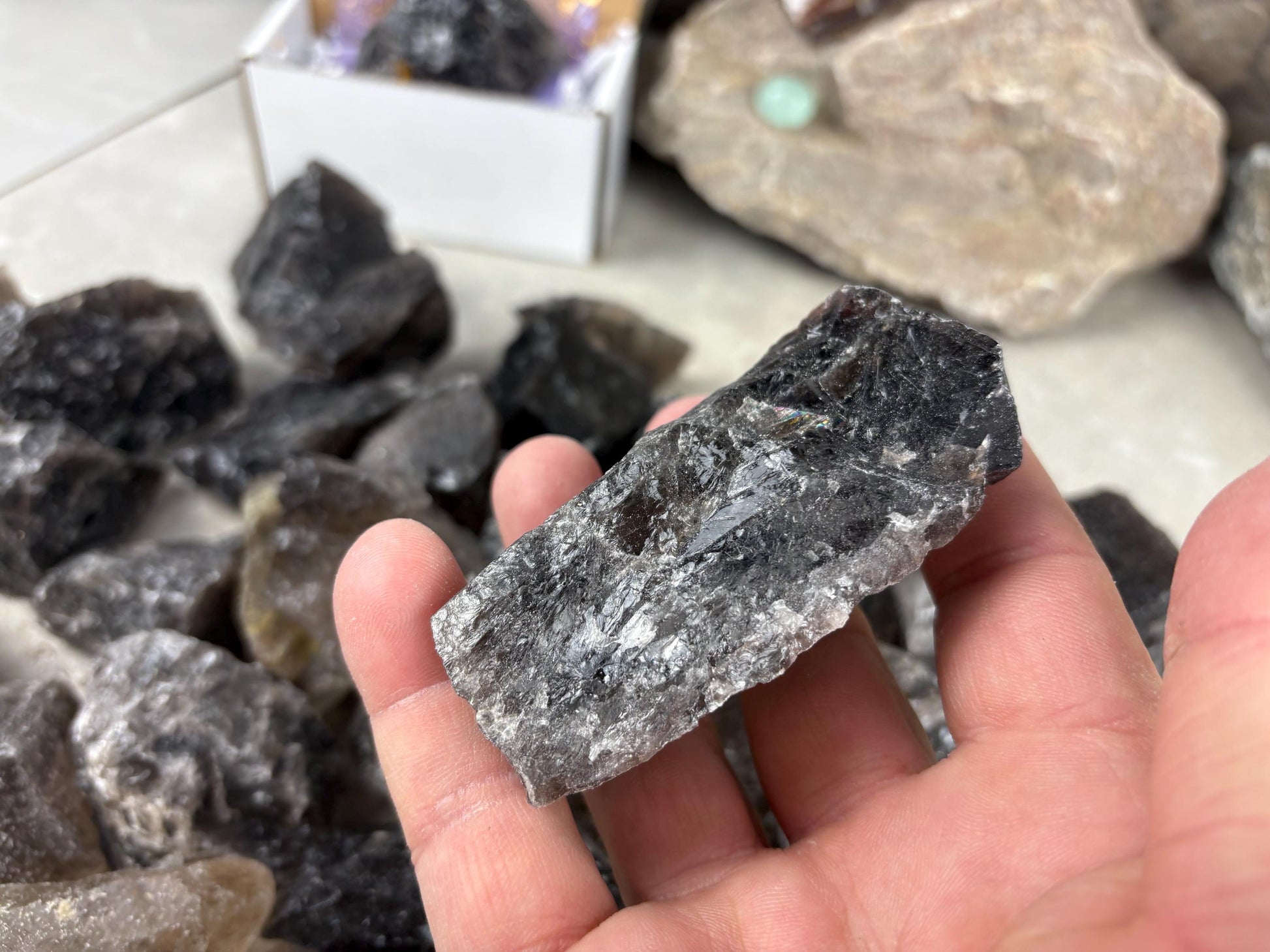 North Carolina Raw Smoky Quartz Crystal Arts Crafts Home Decor Worry Protection Grounding Gift Birthday Christmas Meditation Healing Gift