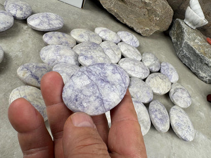 Nevada Tiffany Stone Bertrandite Natural Crystal Gift Stone Worry Anxiety Distraction Pocket Home Decor Worry Pocket Stress Anxiety Palm