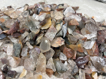 Shredded Chini Khadan India Thousand Layer Quartz Palm Stone Anxiety Relief Meditation Gift Home Decor Worry Pocket Stress Anxiety Palm