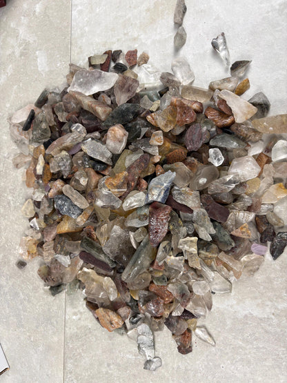 Shredded Chini Khadan India Thousand Layer Quartz Palm Stone Anxiety Relief Meditation Gift Home Decor Worry Pocket Stress Anxiety Palm