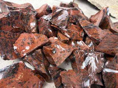 Valley of Mexico Raw Mahogany Obsidian Natural Untreated Crystal Arts Crafts Home Decor Meditation Anxiety Stress Gift Christmas Birthday