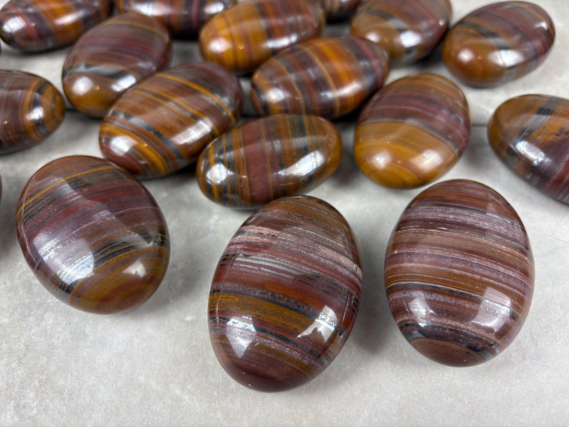 Columbian Mugglestone Crystal Palm Stone Grounding Home Decor Home Decor Worry Pocket Stress Anxiety Birthday Gift Meditation Natural Craft