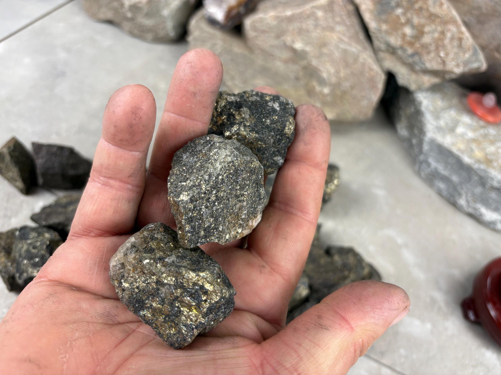 Peruvian Raw Pyrite Crystals Stone Natural Crystal Worry Arts Craft Home Decor Anxiety Pocket Distraction Meditation Gift Birthday Christmas